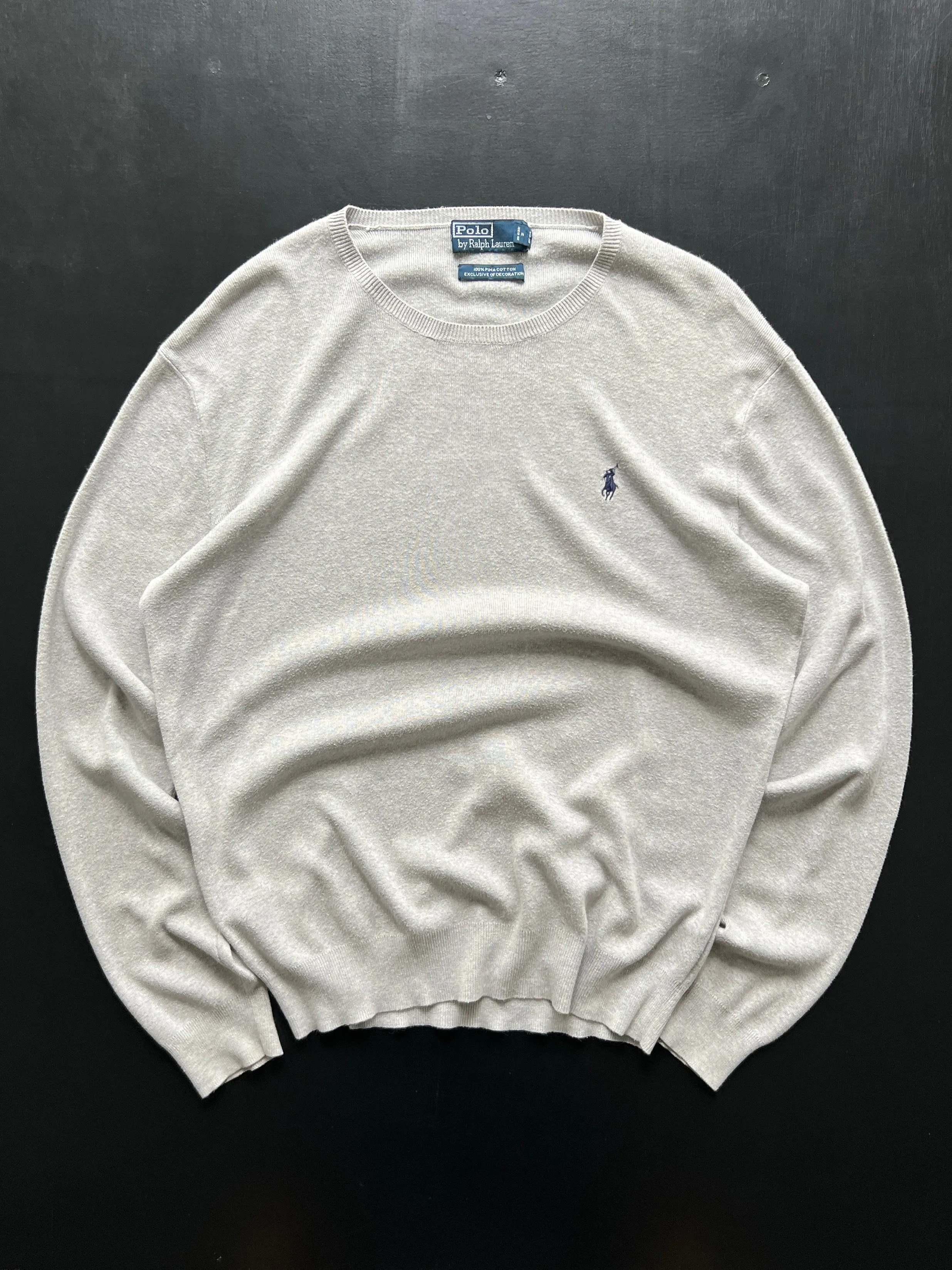 90's Ralph Lauren Cotton Crewneck Jumper (M)