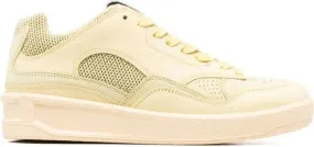 Jil Sander panelled low-top sneakers Yellow